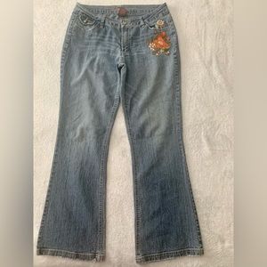 Wide Leg Denim Pants